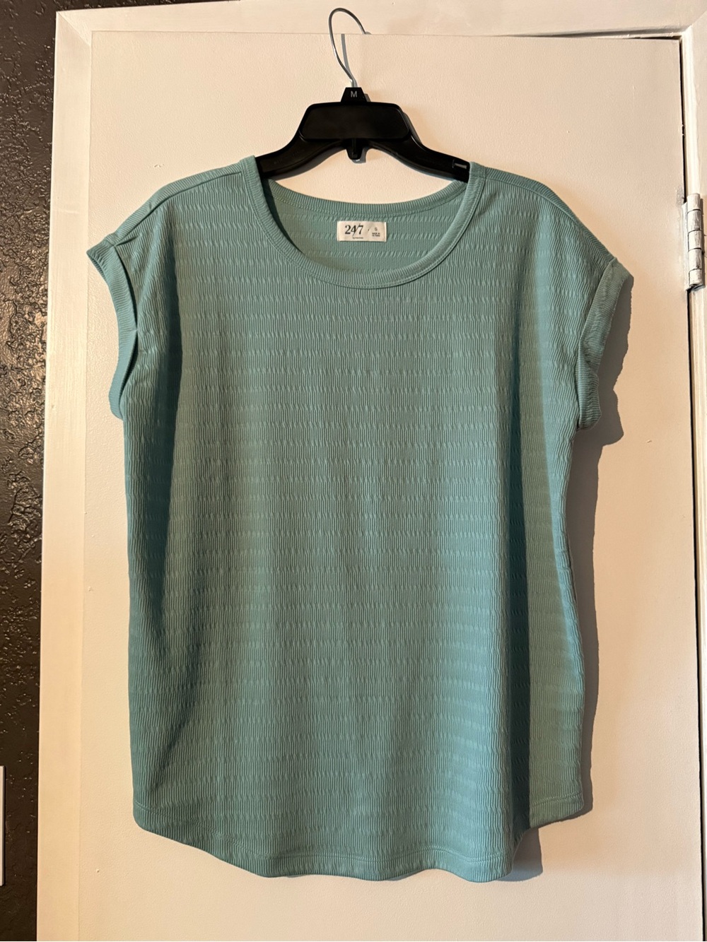 247® Women's Short Sleeve Mint Green Top